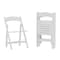 Flash Furniture Holden Commercial Grade White Solid Wood Folding Dining Chair, 4PK 4-ZH-8005-3-WHT-GG - alternate 1